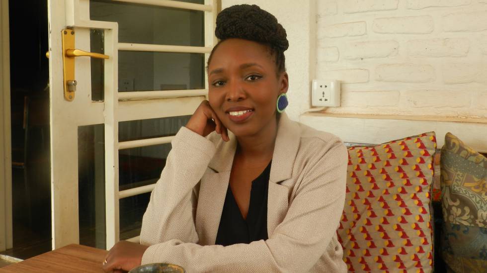 Louise Umutoni, directora de Huza Press, en Kigali.