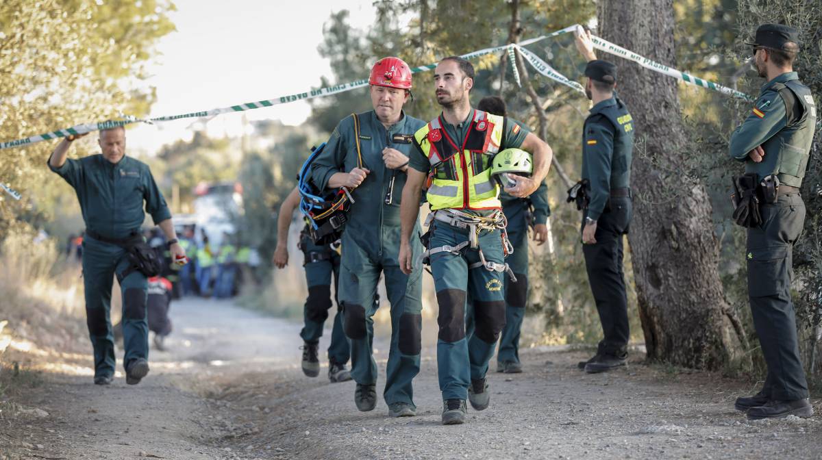 Efectivos, en la zona del suceso.
