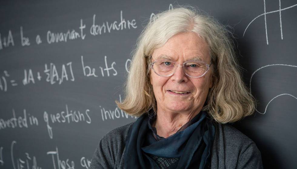 Karen Uhlenbeck, premio Abel de Matemáticas, en Princeton.
