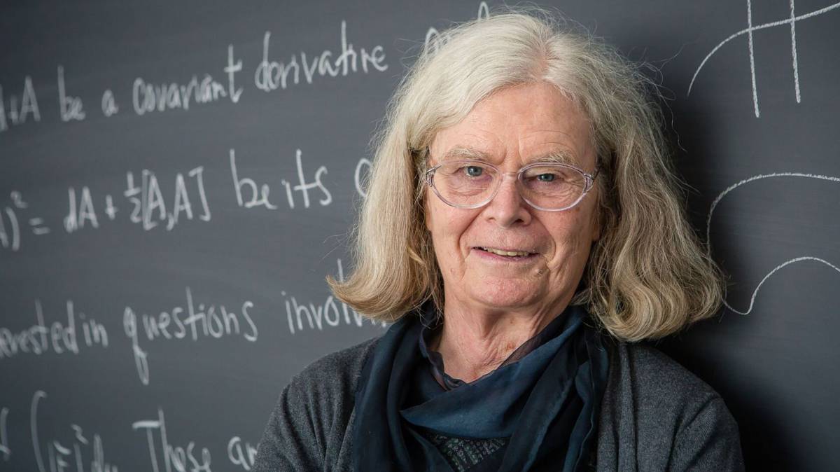 La matemática estadounidense Karen Uhlenbeck.