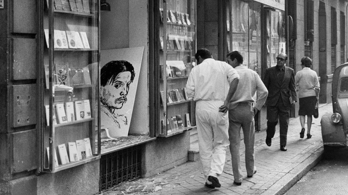 La librería Antonio Machado de Madrid, en 1971.