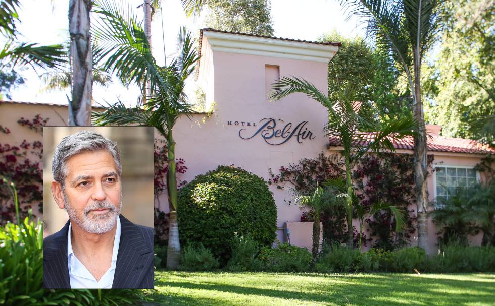 El hotel Bel-Air, uno de los nueve alojamientos de la cadena Dorchester Collection, propiedad del sultán de Brunéi y que el actor George Clooney llama a boicotear.
