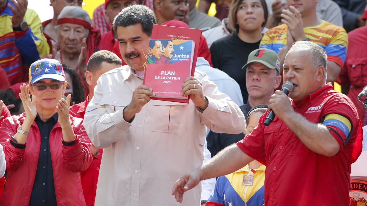 Maduro y Cabello, este sábado en Caracas.