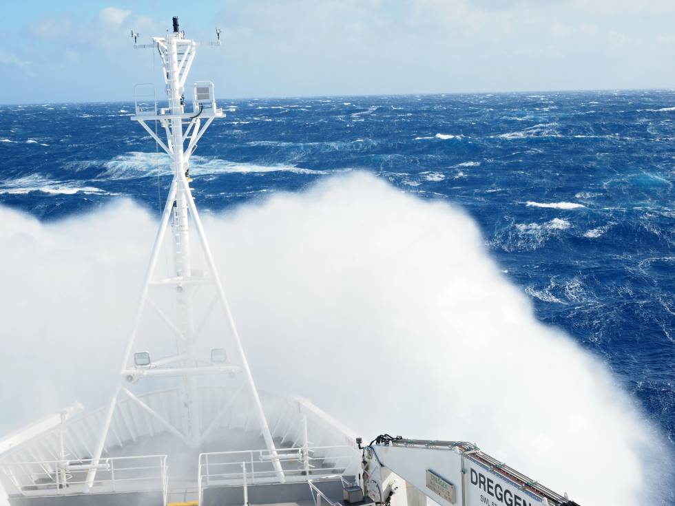 Los mares que rodean la AntÃ¡rtida son en los que mÃ¡s ha aumentado la velocidad del viento.