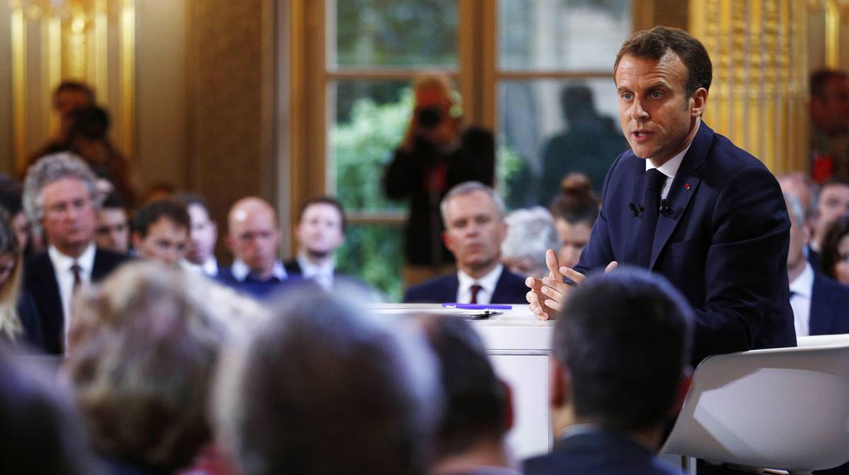 El presidente francés, Emmanuel Macron.