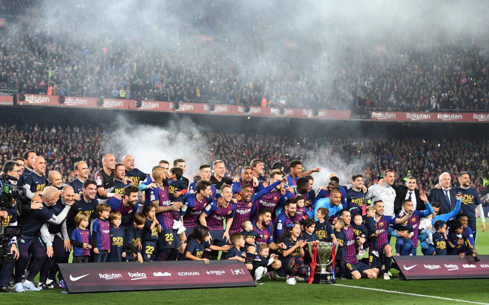 Fotos El Barcelona gana LaLiga, en imágenes Actualidad EL PAÍS