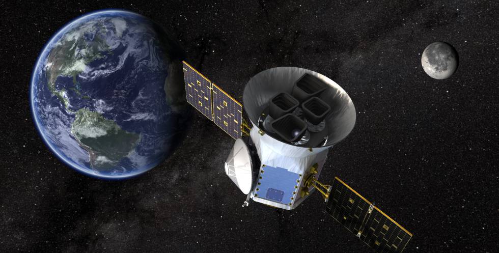 El satélite TESS, Transiting Exoplanet Survey Satellite.