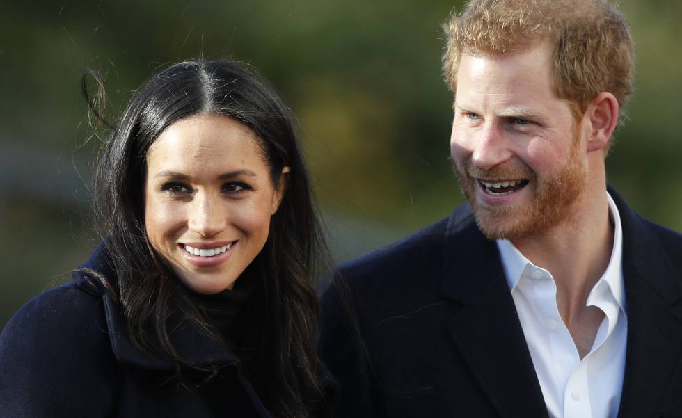El prÃncipe Enrique y Meghan Markle.