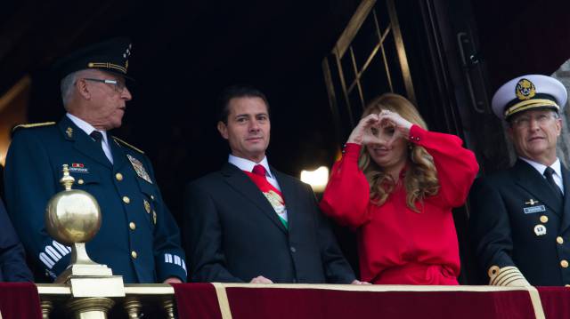 Peña Nieto y Angélica Rivera, en 2018.