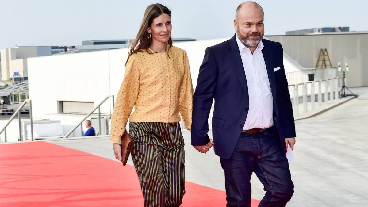 Anders Holch Povlsen y su esposa Anne.