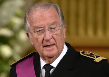 El rey Alberto II de Bélgica, en su abdicación, en julio de 2013.