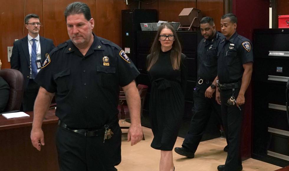 Anna Delvey el pasado dÃa 9 en la Corte Suprema de Manhattan donde fue juzgada.