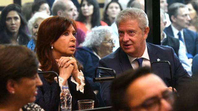 La expresidenta Kirchner, en el juicio.