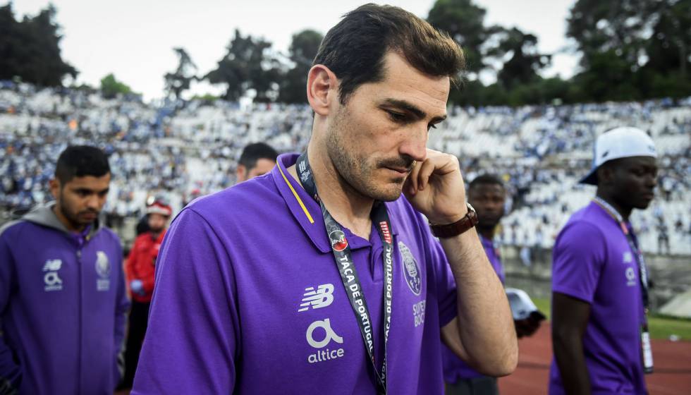 Iker Casillas, en la final de la Copa de Portugal, el sábado.