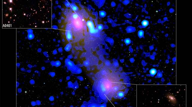 Composición que muestra los cúmulos estudiados.