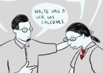 Lo que significa que las chicas lleven pantalón a la escuela, explicado en una historieta Lo que significa que las chicas lleven pantalón a la escuela, explicado en una historieta