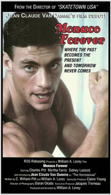 En las posteriores reediciones de la cinta de 'Monaco forever', el rostro de Van Damme aparecía en portada pese a aparecer solo unos dos minutos en ella y se vendía como