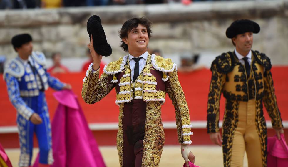 El torero Andrés Roca Rey el 9 de junio en Nimes (Francia).