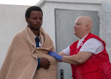 La llegada de migrantes al puerto de Motril