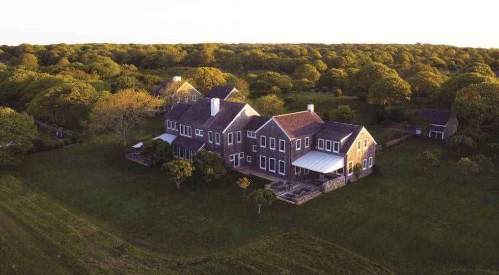 Vista de Red Gate Farm, la casa de Jackie Kennedy Onassis.