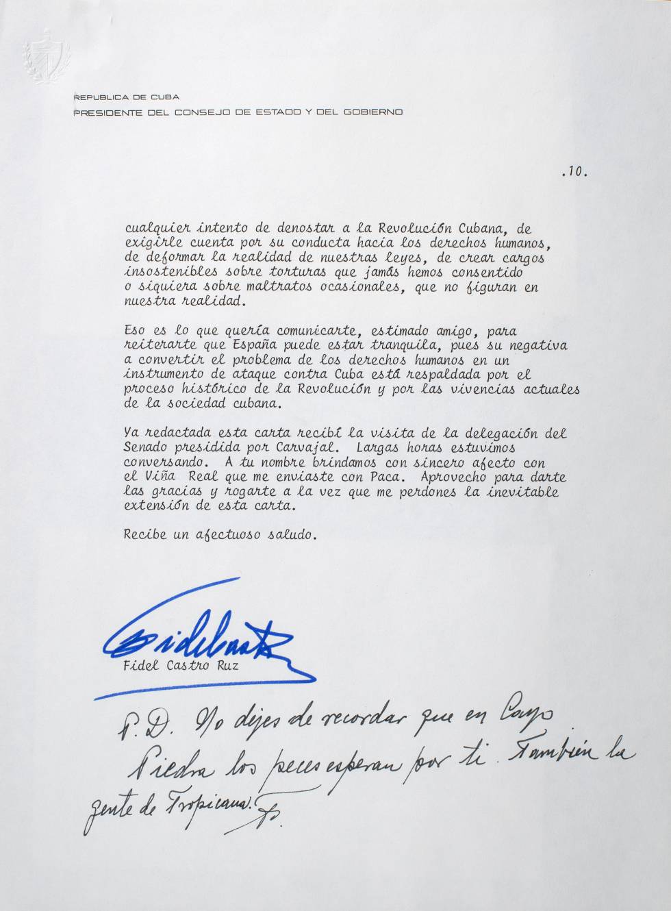 Las cartas que escribió y recibió Felipe González cuando 