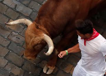 El primer encierro de San Fermín