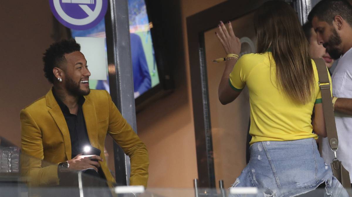 Neymar durante la Copa América.