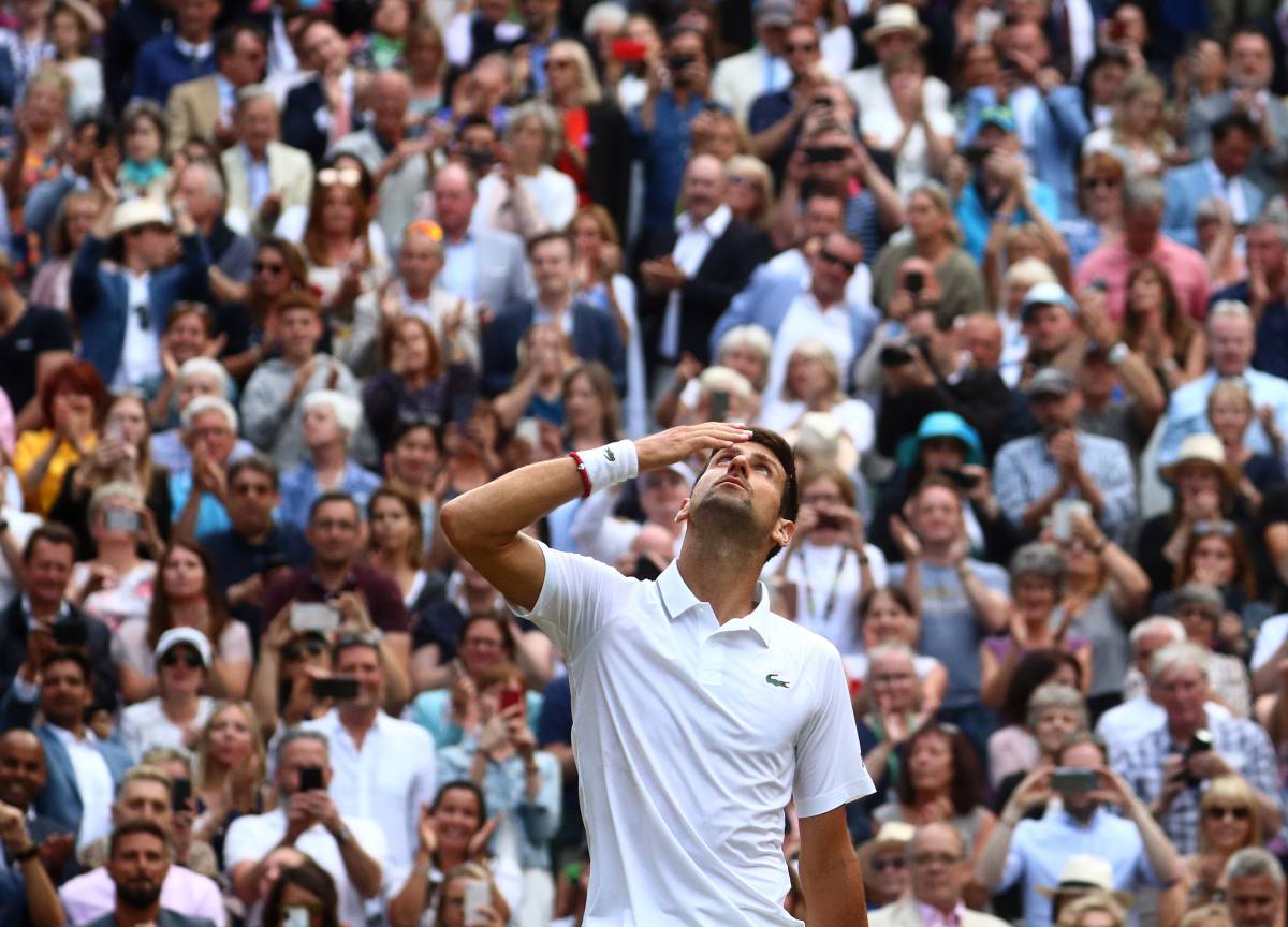 Djokovic, tras ganar la final.