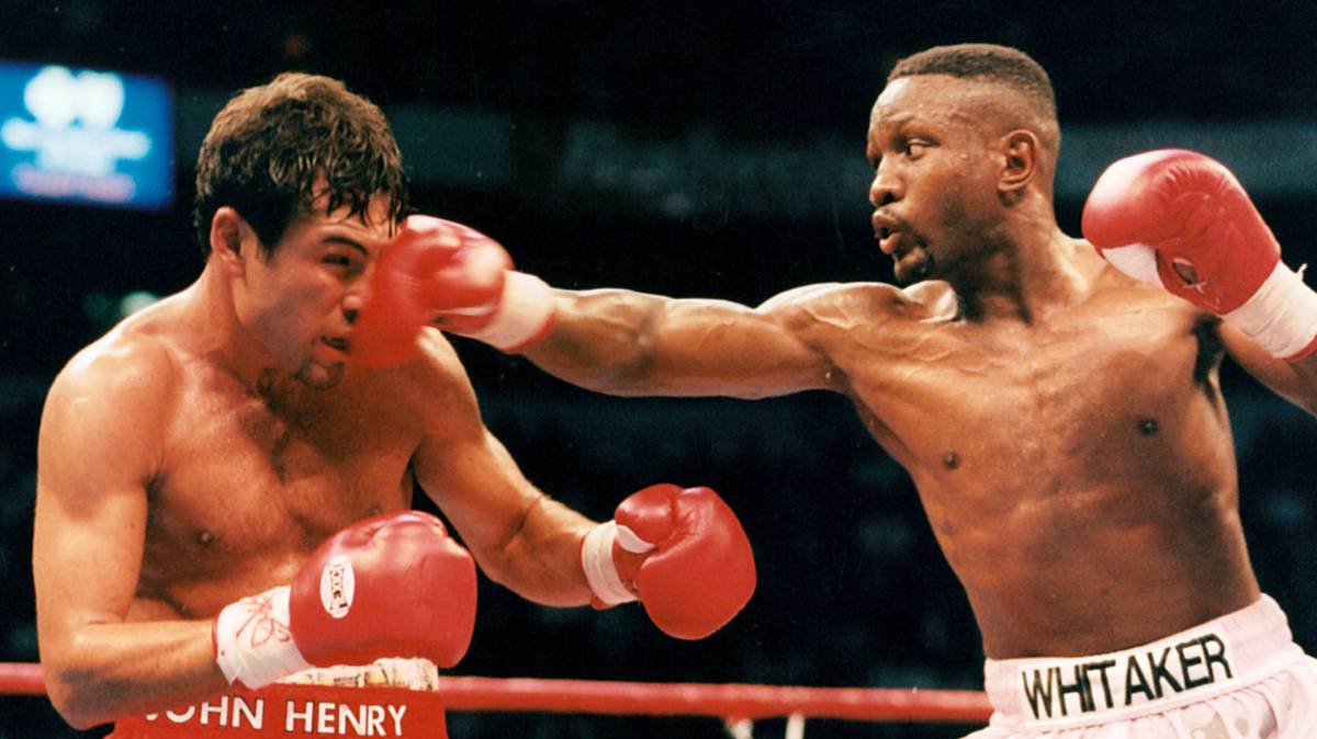 Pernell Whitaker, en un combate.