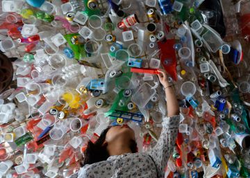 Una instalación artística en Vietnam.