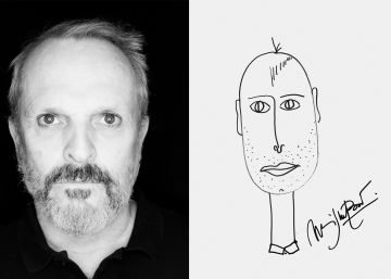 Ojos de felino y una flecha a modo de nariz, así se ve a sí mismo Miguel Bosé