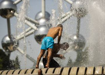 Bélgica sobrelleva incrédula su nuevo récord de calor