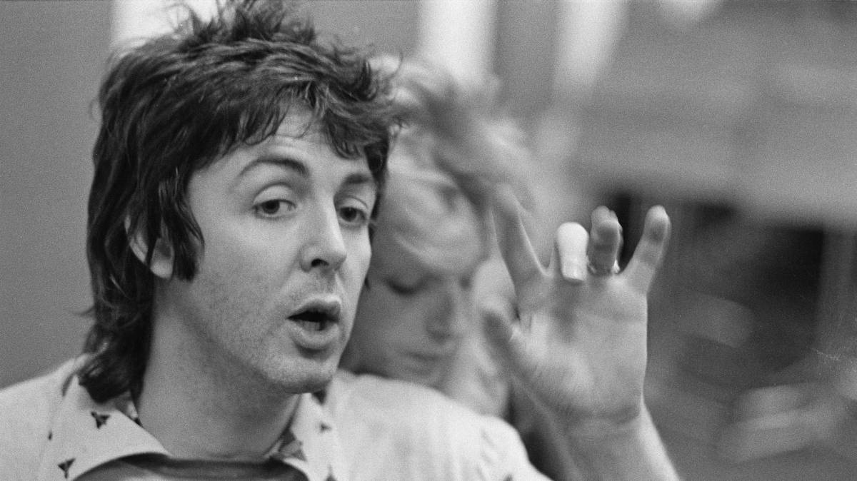 Paul McCartney, en su estudio en 1973.