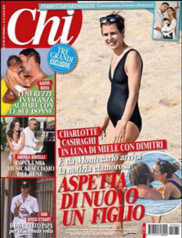 Resultado de imagen para Revista Chi | Carlota Casiraghi espera su tercer hijo