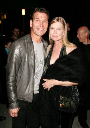 Patrick Swayze y su esposa, Lisa Niemi, en 2005.