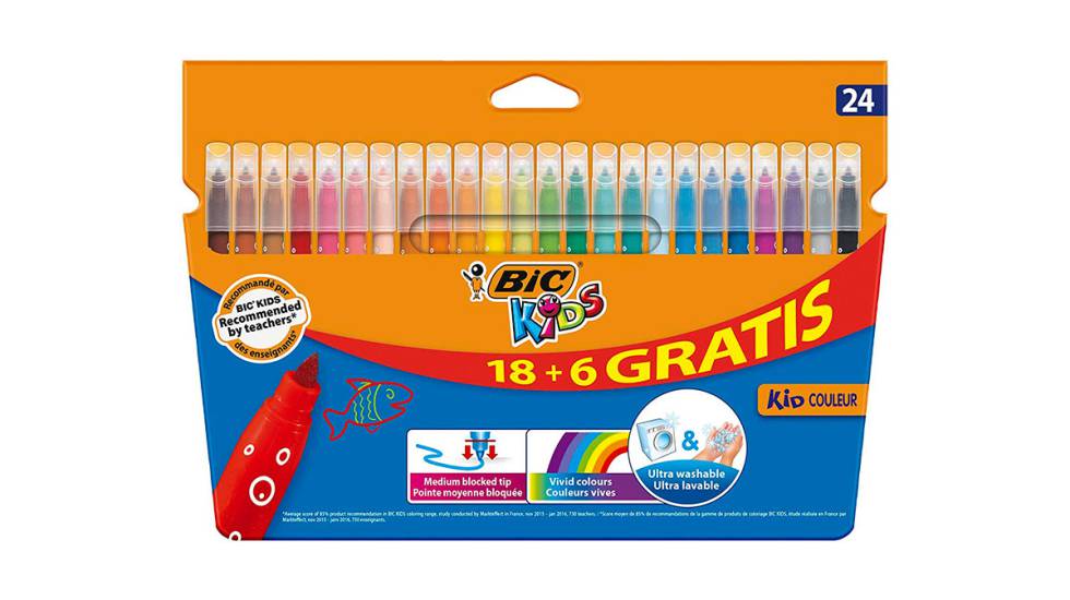 Caja de rotuladores BIC Kids Couleur