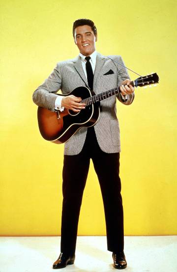 Elvis Presley, en una foto de estudio.