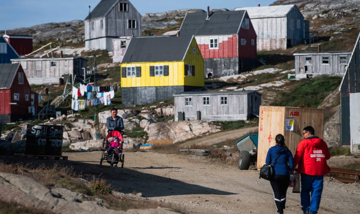 Vecinos de Kulusuk, al este de Groenlandia.