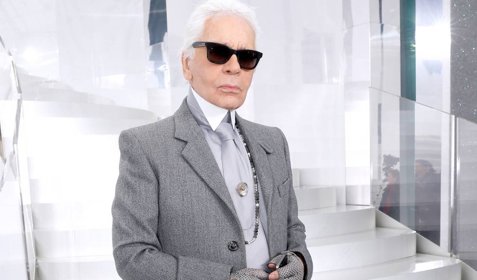 Karl Lagerfeld, en una imagen de 2014 durante uno de sus desfiles. 