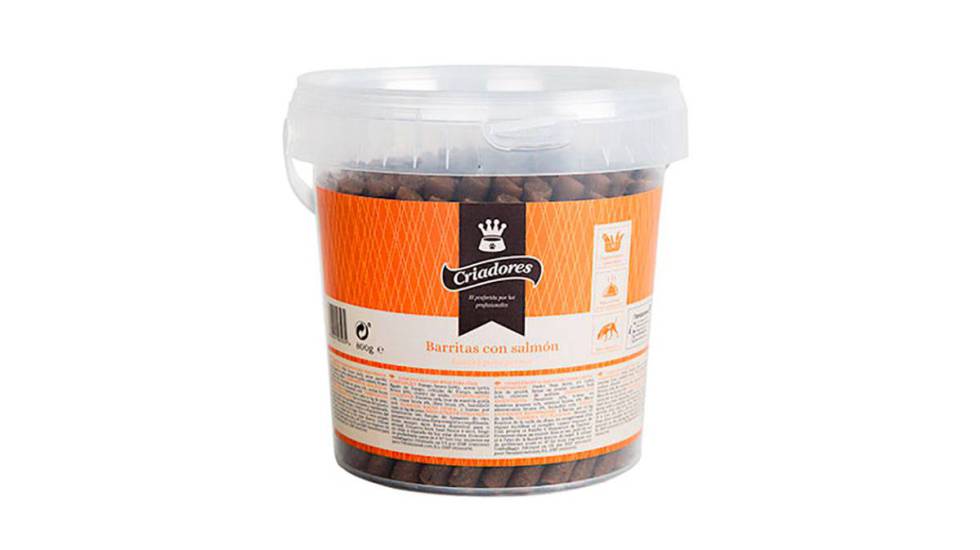 Snacks Criadores de barritas con salmón