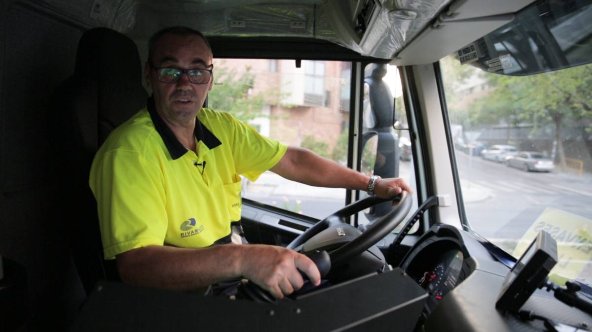 Pedro Ángel Gómez, en su ruta por Rivas-Vaciamadrid.