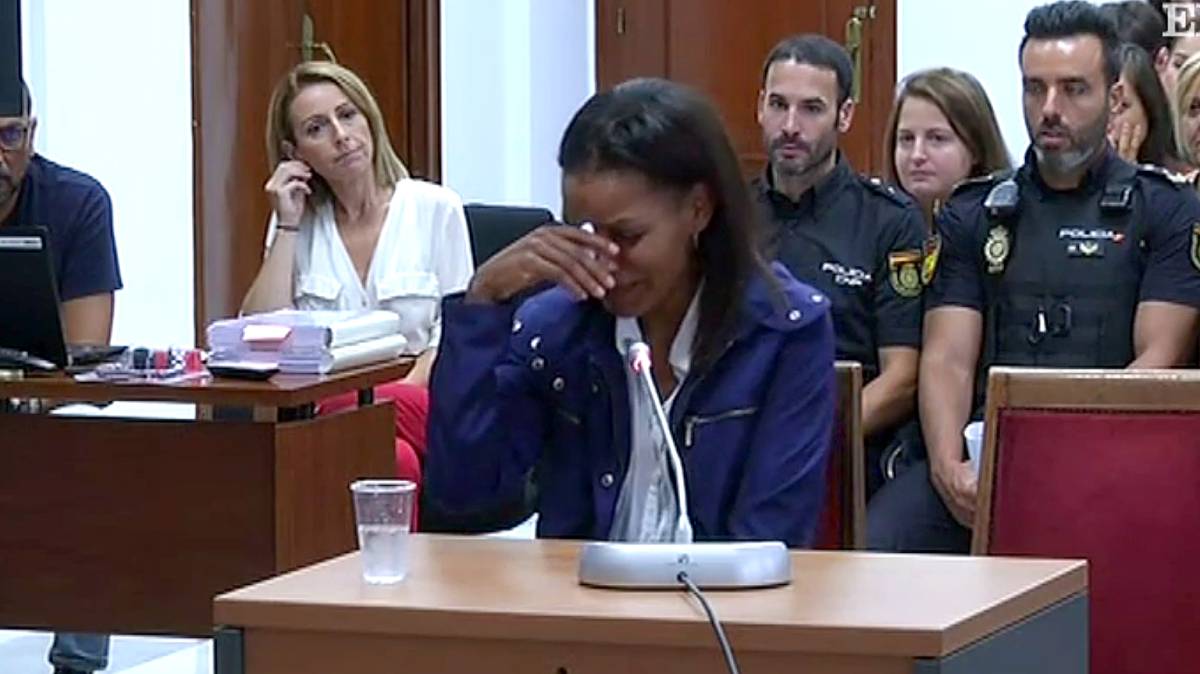 Ana Julia Quezada, durante su declaración.