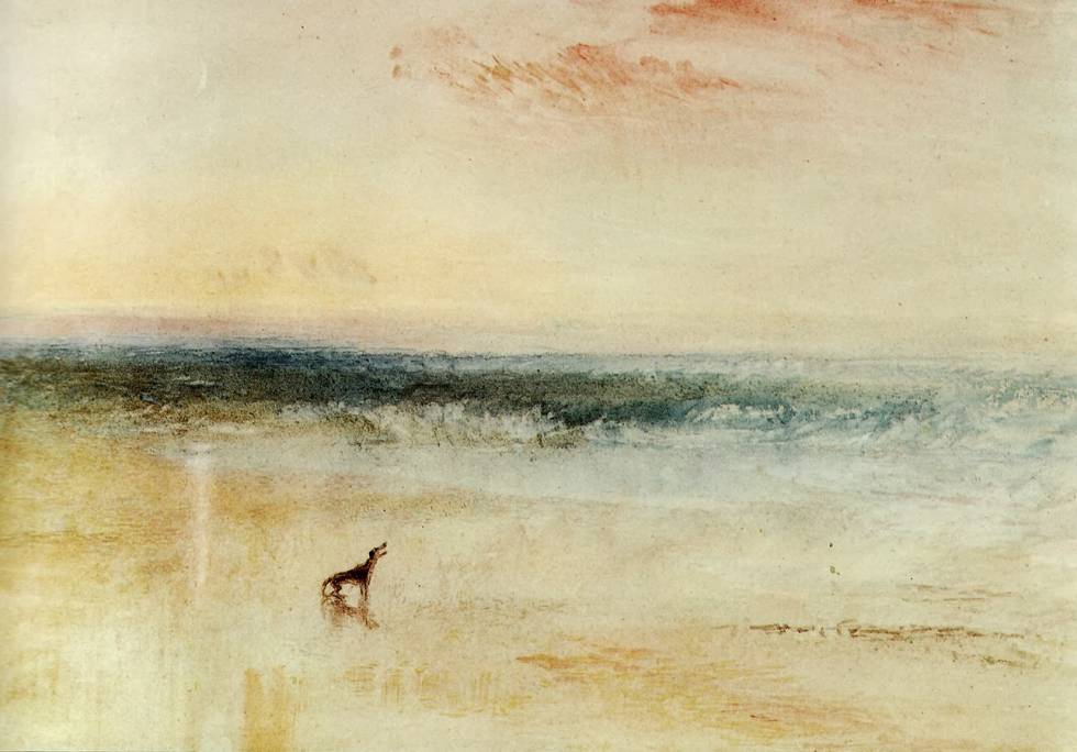 'Amanecer después del naufragio', de William Turner.