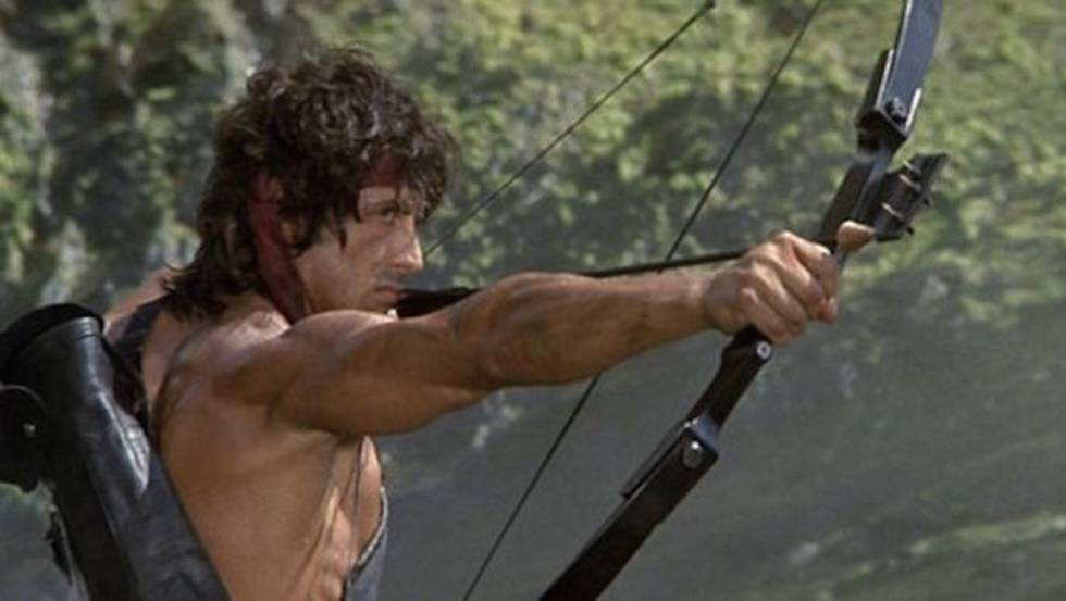 Sylvester Stallone en 'Rambo: Acorralado - Parte II' (1985).