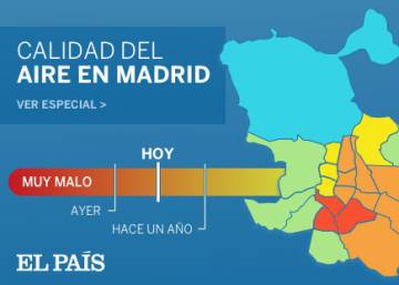 La calidad del aire en Madrid, en tiempo real