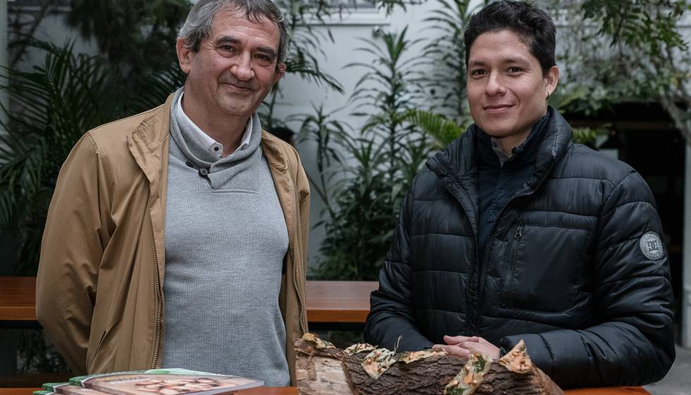 Michel Sauvain, químico, y Palmiro Ocampo, chef. 