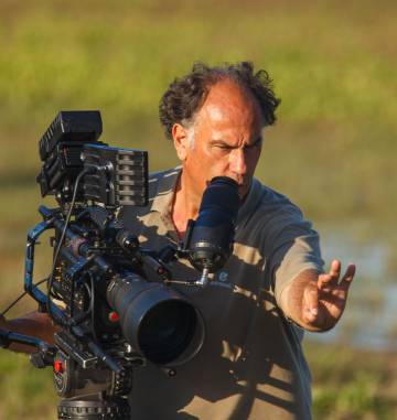 Joaquín Gutiérrez Acha, during a shoot
