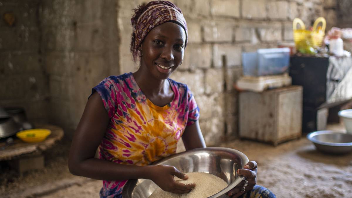 Diarra ya sabe cocinar