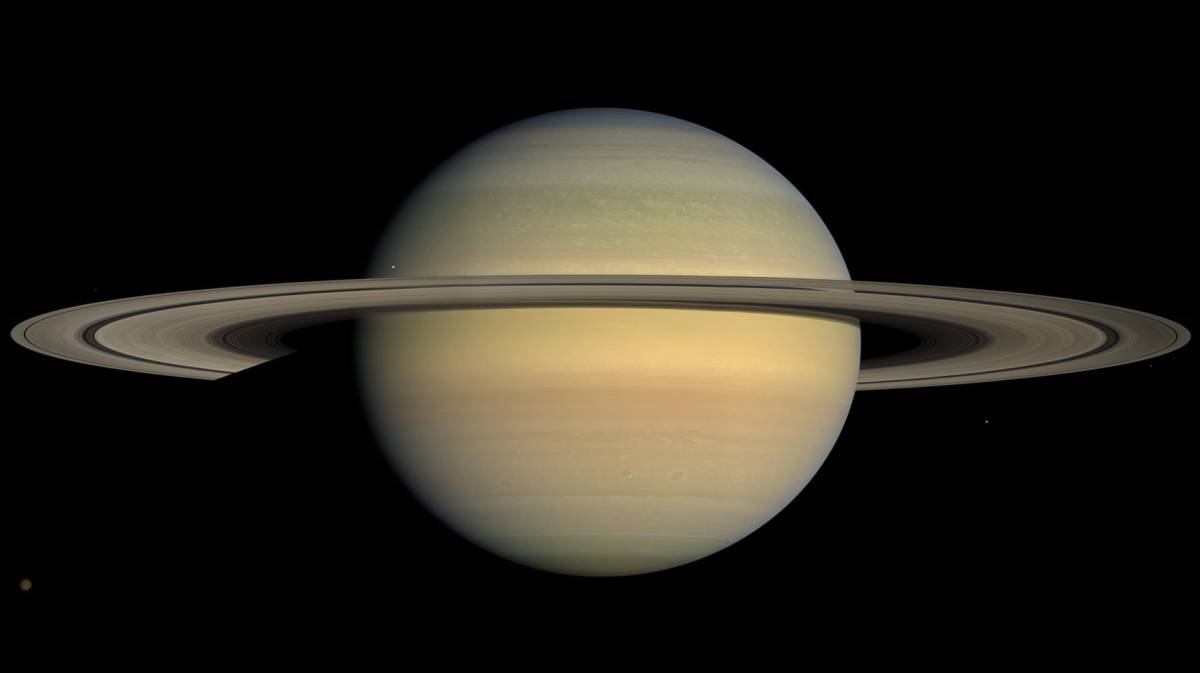 Imagen de Saturno tomada por la sonda 'Cassini' en 2008.