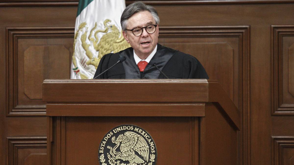 El exministro Medina Mora, en 2018.